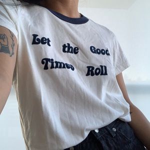 Madewell ringer style tee